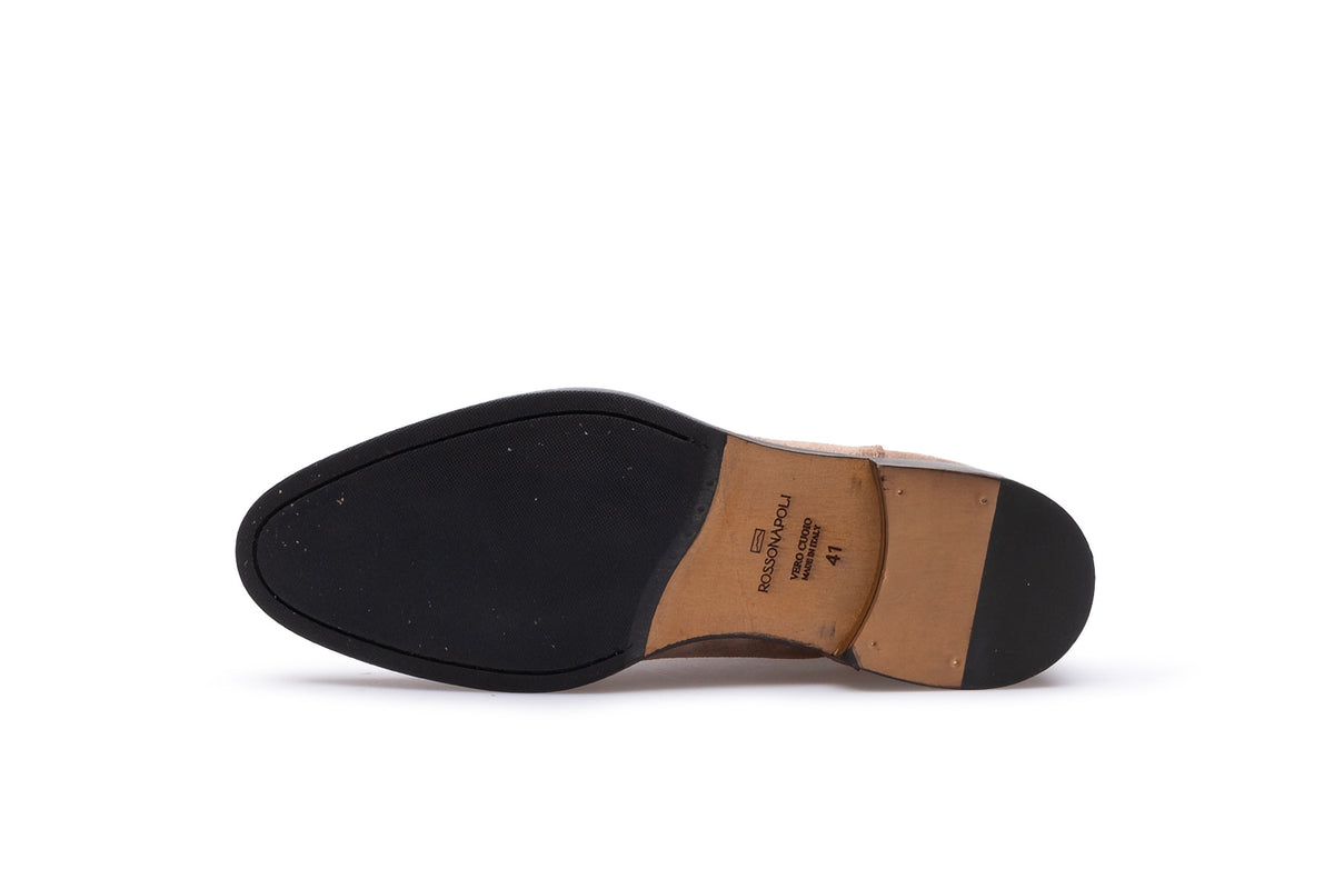Chaussure Homme - Chelsea Boots Camoscio TAUPE