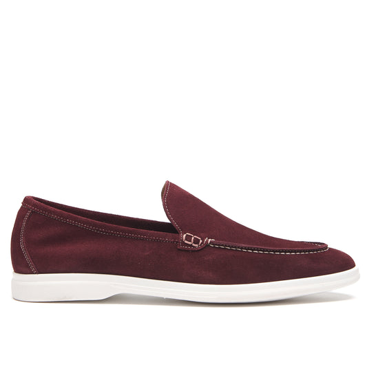 Mocassins Été Daim Italien – Camoscio Bordeaux