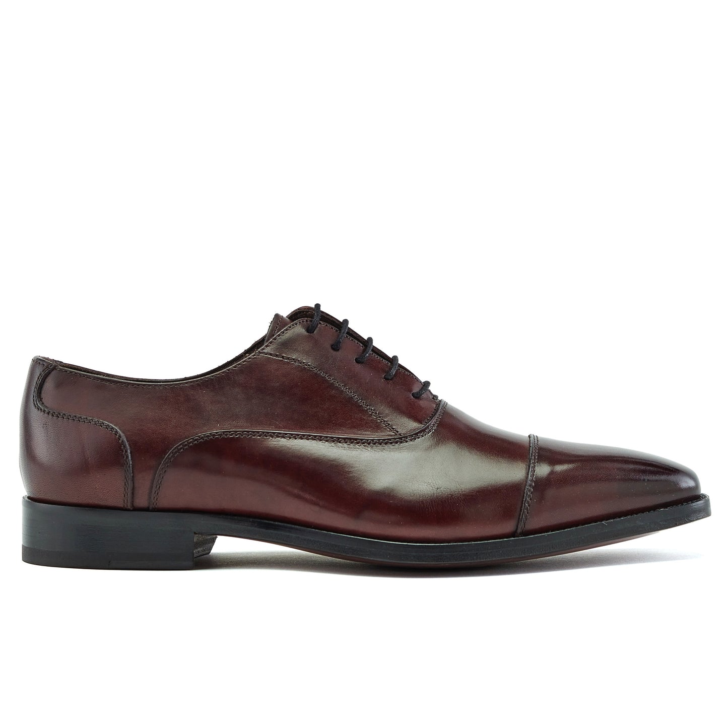 Chaussure Homme - Oxford cap Toe Crust Bordo