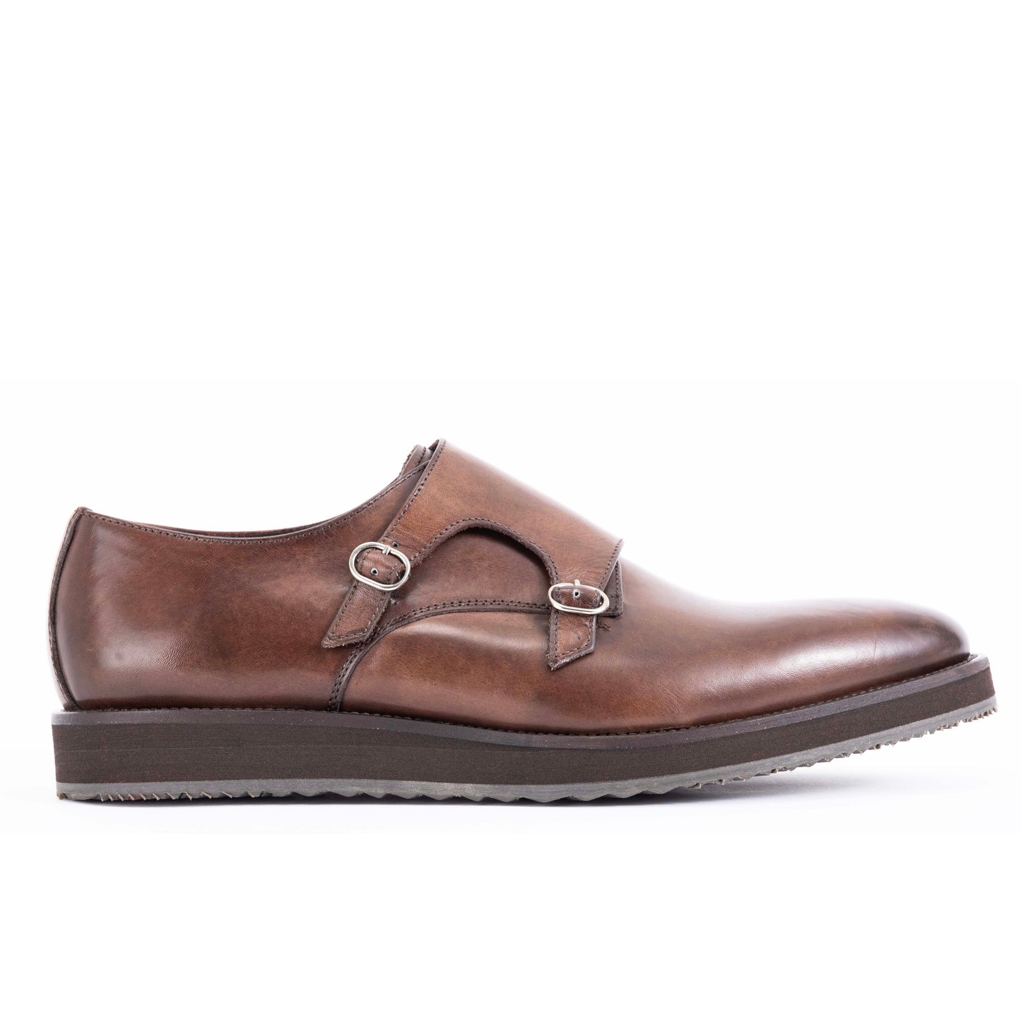 Chaussure Homme - Double Monk Casual Brown