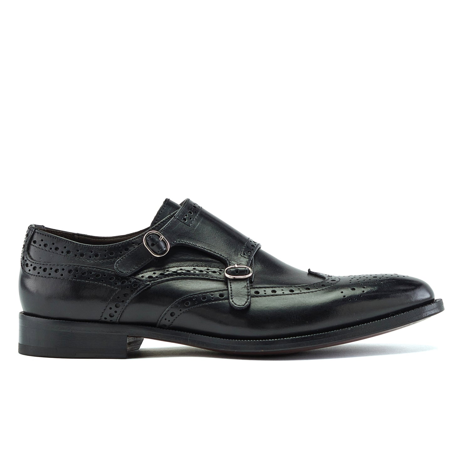 Chaussure Homme - Double Monk Wingtip Black