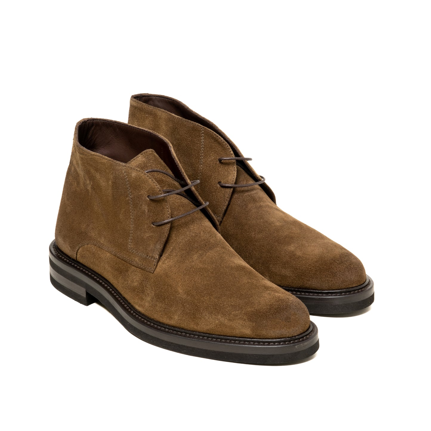 Chaussure Homme - Chukka Boots Vibram Daim Nabuk