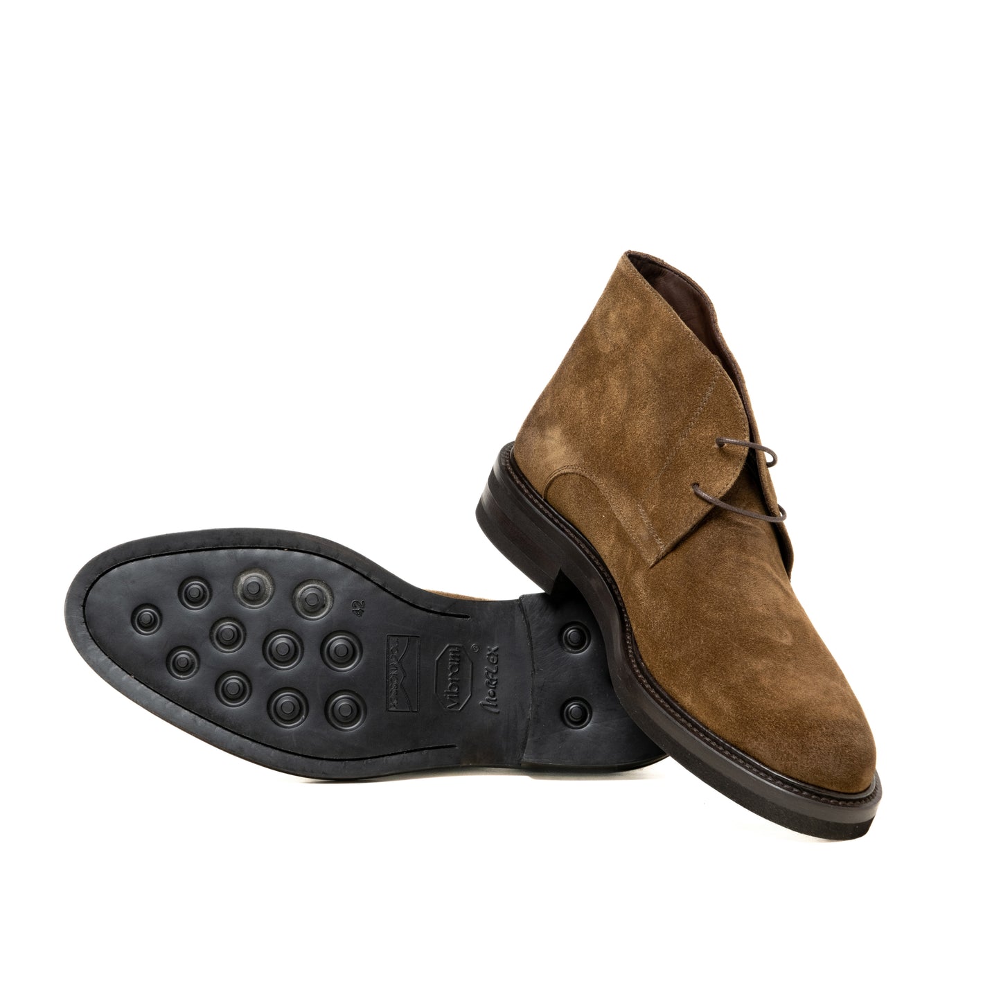 Chaussure Homme - Chukka Boots Vibram Daim Nabuk