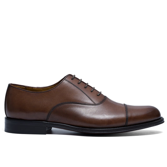 Oxford Cap Toe · Cuir de Veau · Old Brown