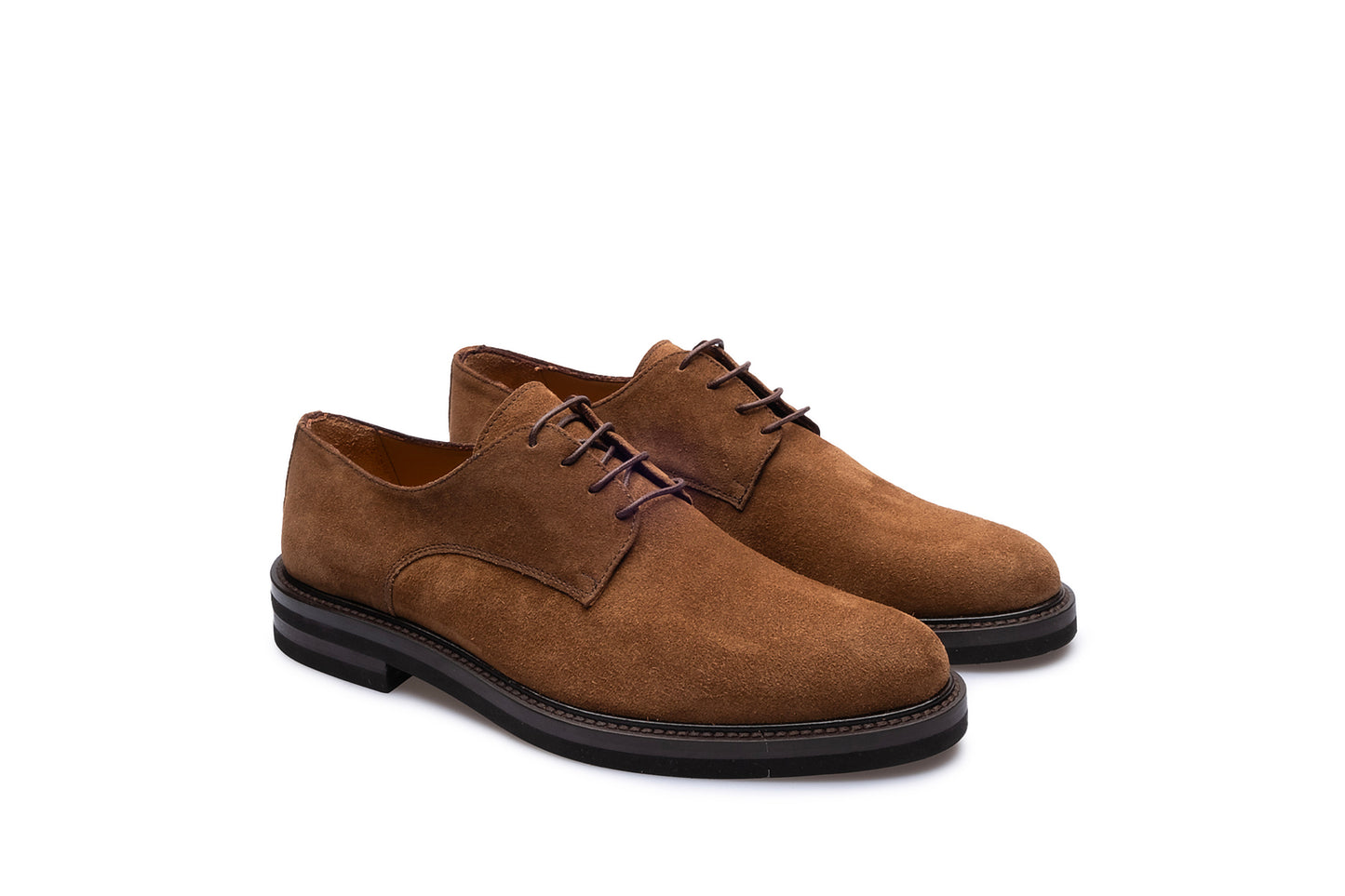 Chaussure Homme - Derby Vibram Suede Taupe