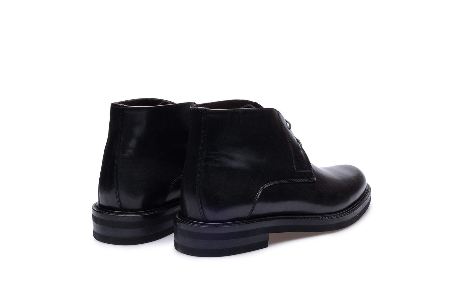 Chaussure Homme - Chukka Boots Vibram Calf Nero