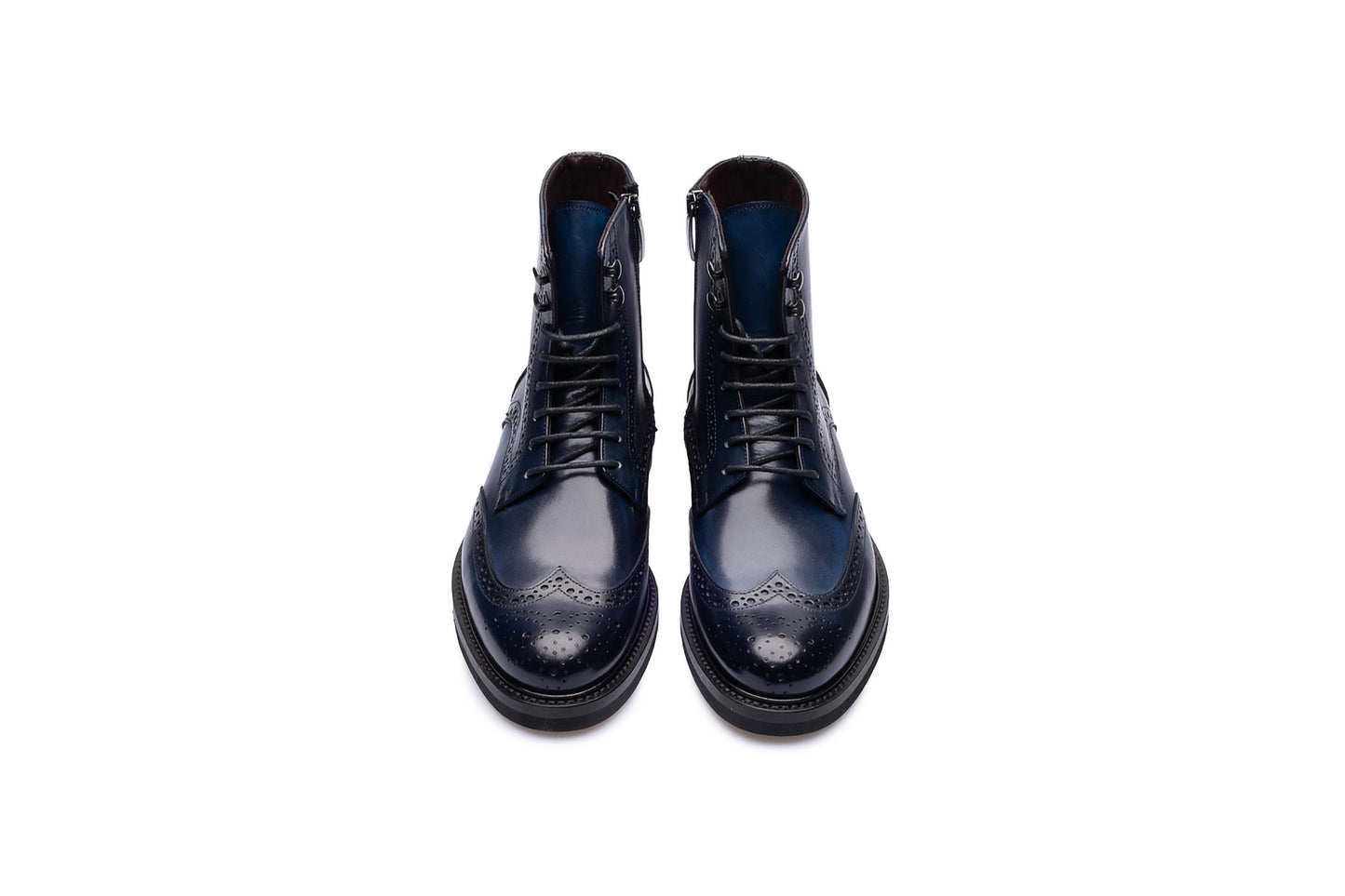 Chaussure Homme - Boots Vibram Calf  BLU