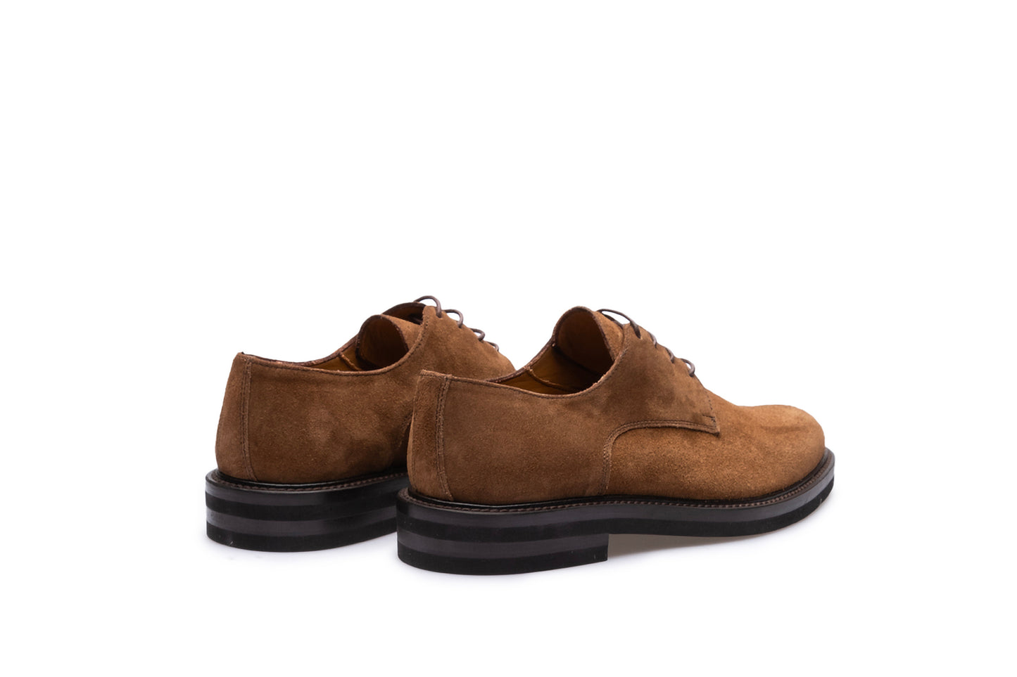 Chaussure Homme - Derby Vibram Suede Taupe