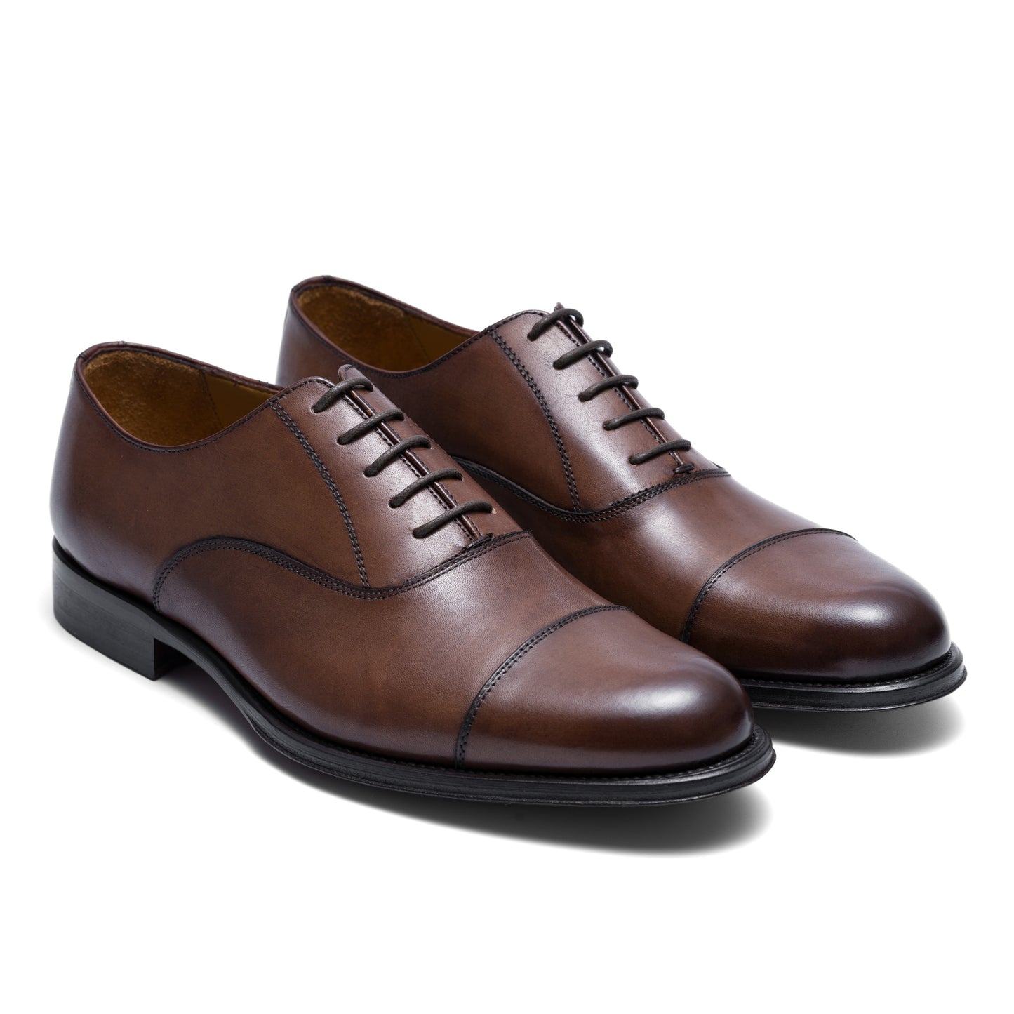 Oxford Cap Toe · Cuir de Veau · Old Brown