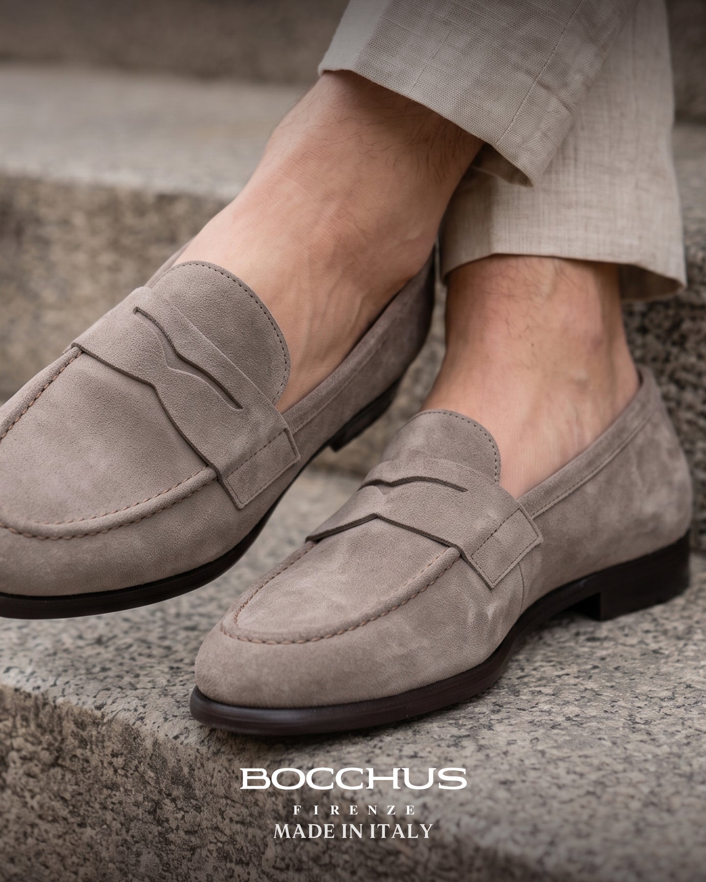 Tassel Loafer · Veau Velours · Grigio