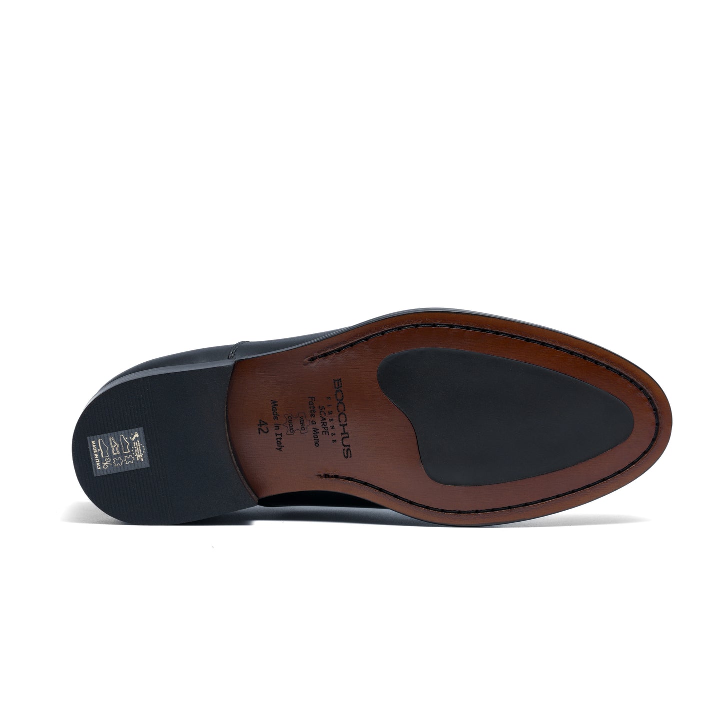 Chaussure Homme - Oxford Cap Toe Crust Nero