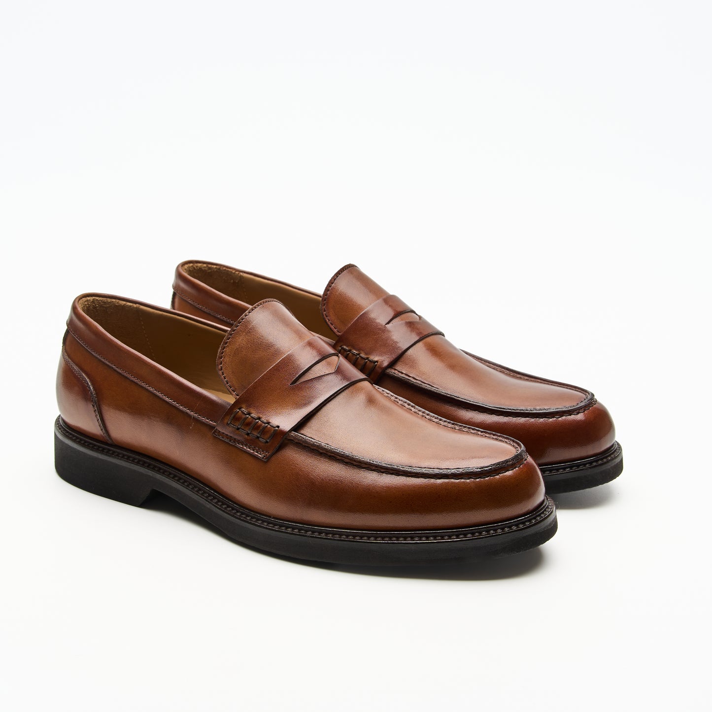 Chaussure Homme - Penny Loafer Calf Brandy
