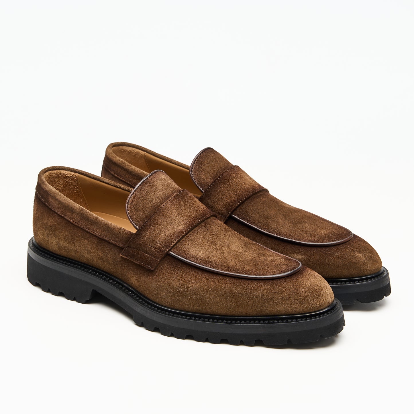 Chaussure Homme - Mocassins Veau Velours Stone