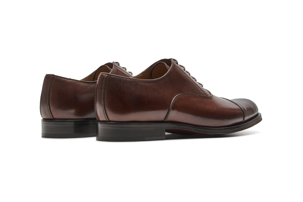 Oxford Cap Toe · Cuir de Veau · Old Brown