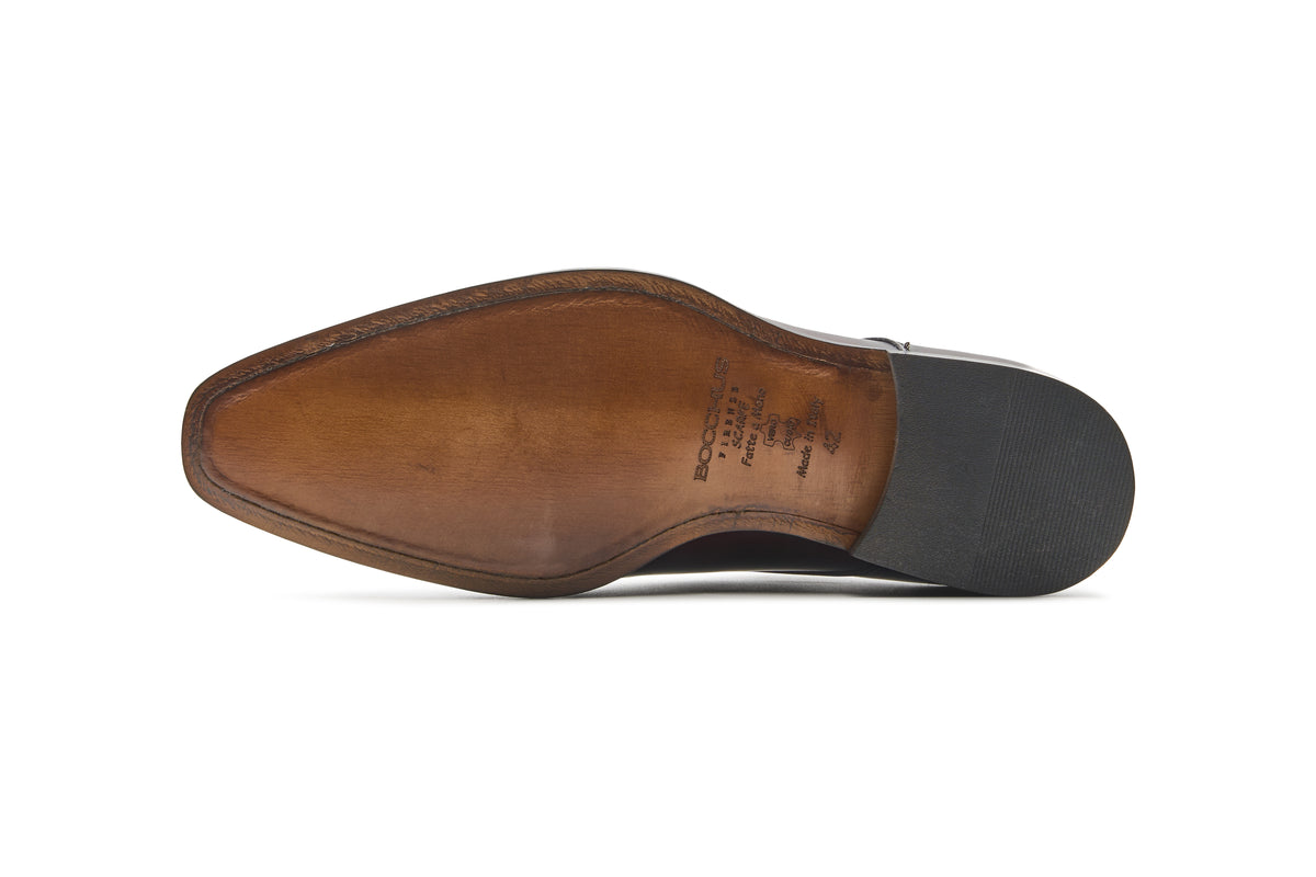 Chaussure Homme - Single Monk Bordo