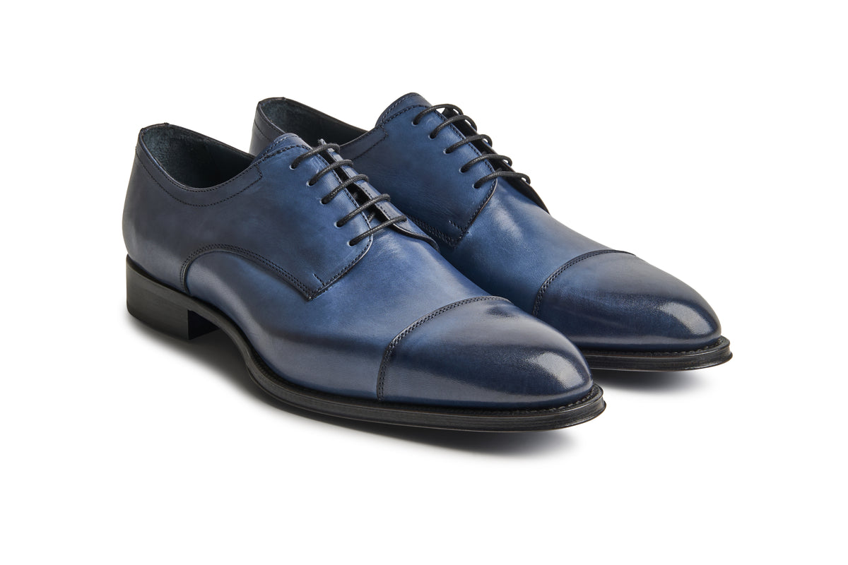 Chaussure Homme - Derby Crust Blue Avio