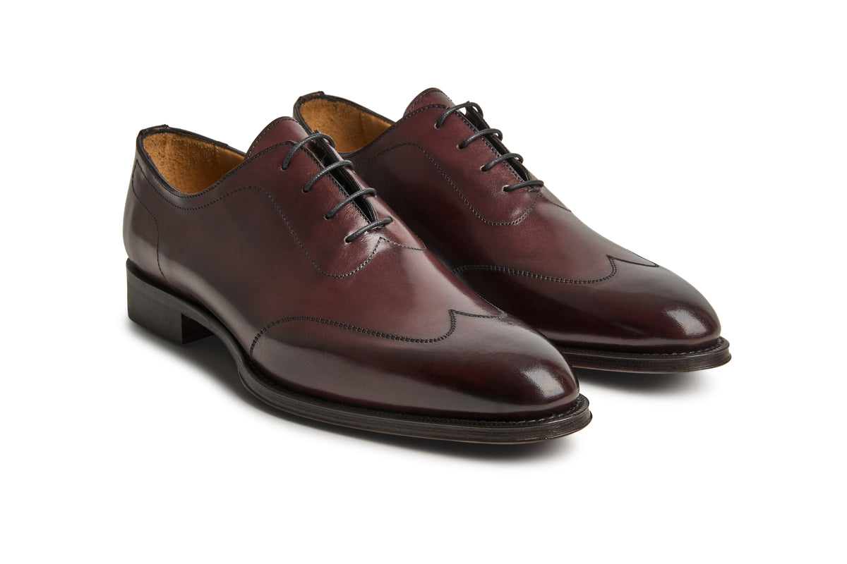 Chaussure Homme -Oxford Vesuvio Calf Bordeaux