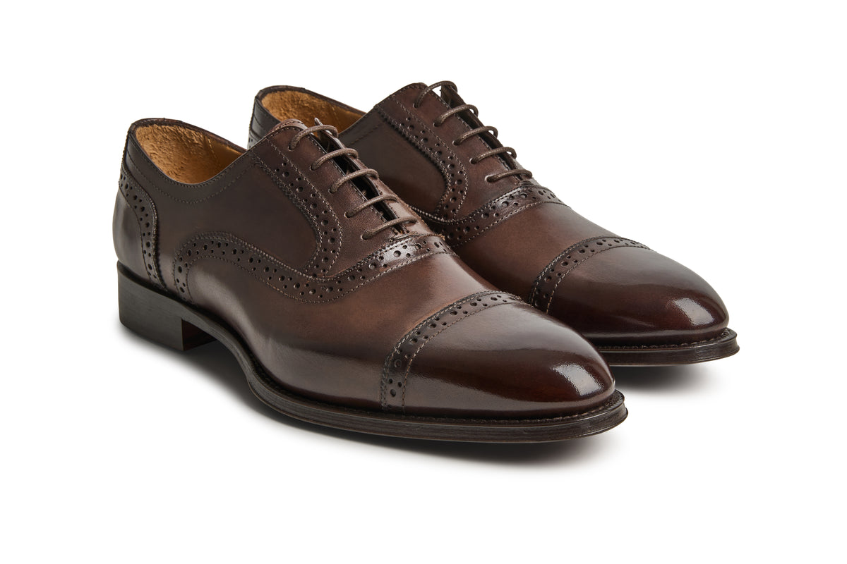 Chaussure Homme - Oxford Brogue Marron