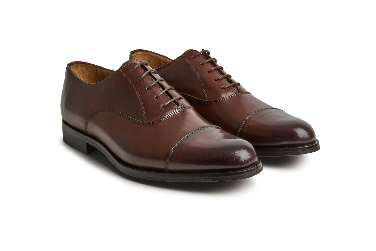 Oxford Cap Toe · Cuir de Veau · Old Brown