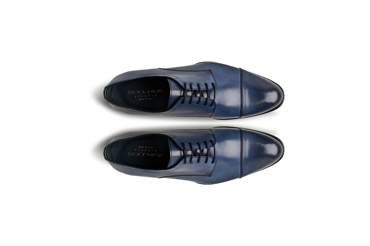 Chaussure Homme - Derby Crust Blue Avio