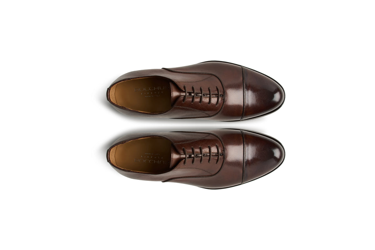 Oxford Cap Toe · Cuir de Veau · Old Brown