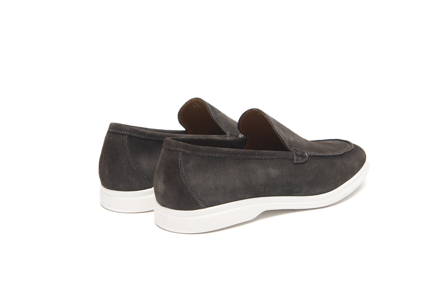 Mocassins Été Daim Italien – Camoscio Grey