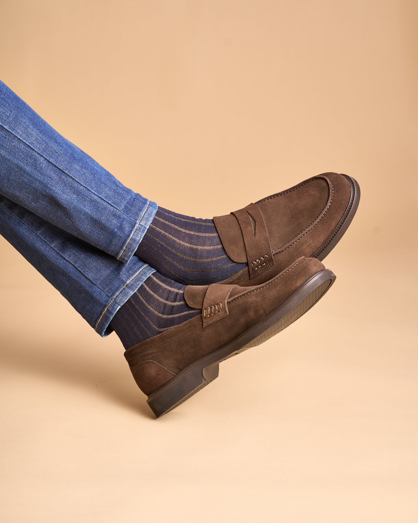 Chaussure Homme - Penny Lofer Camoscio Marron