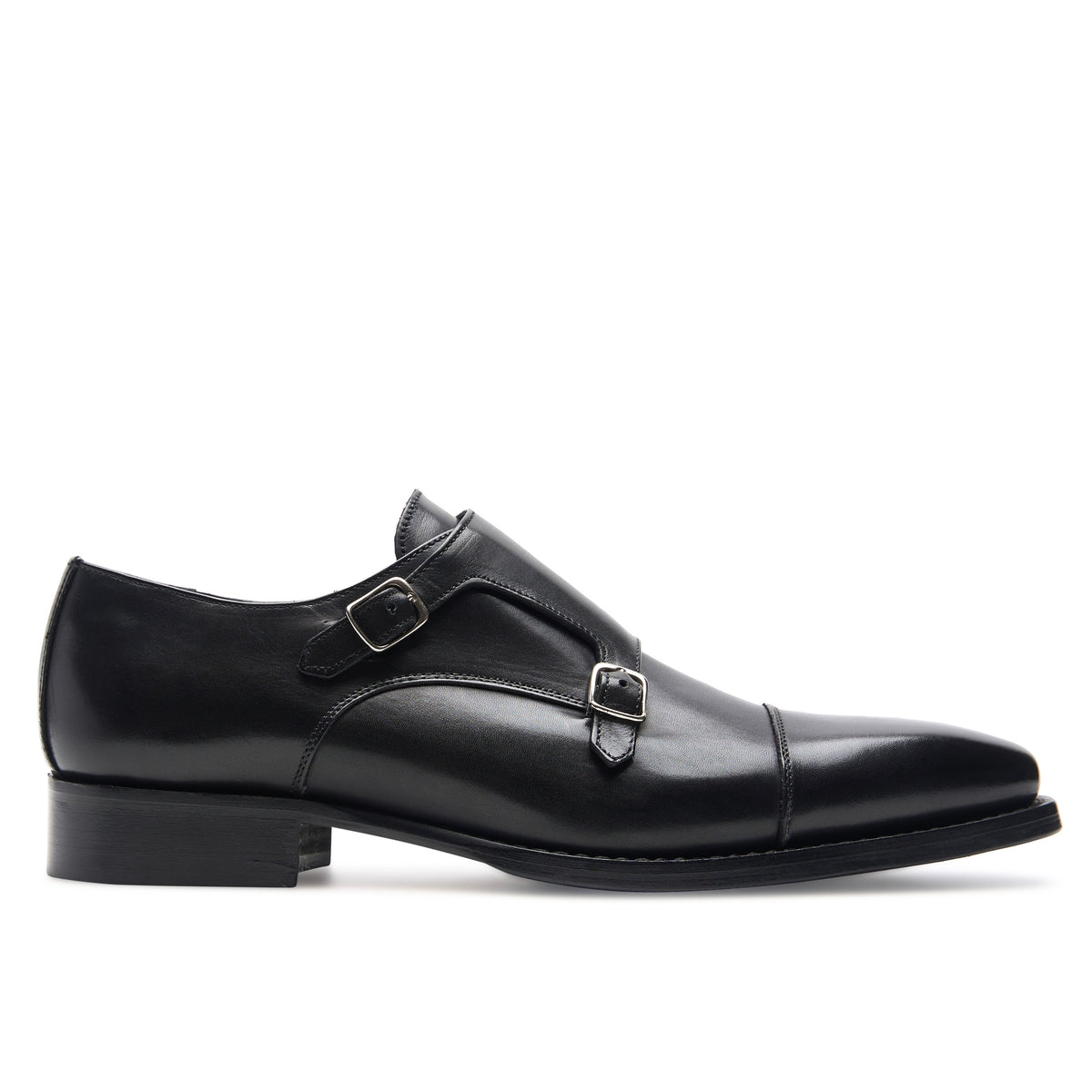Double Monk · Cuir de Veau · Nero