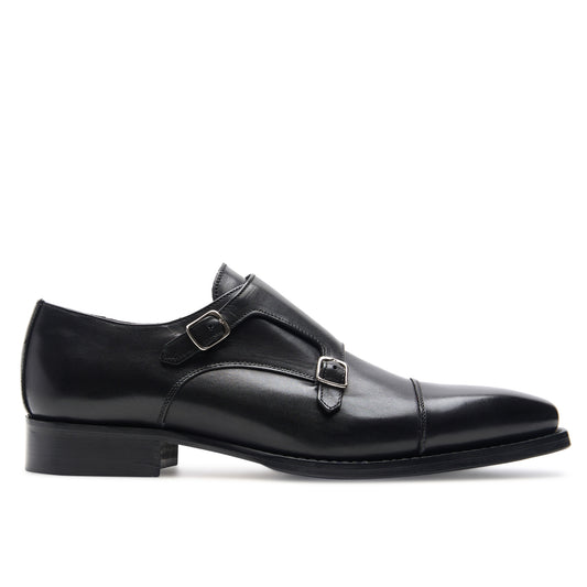 Double Monk · Cuir de Veau · Nero