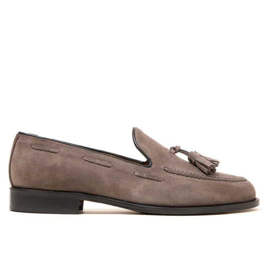 Chaussure Homme - Tassel Loafer Gris Daim