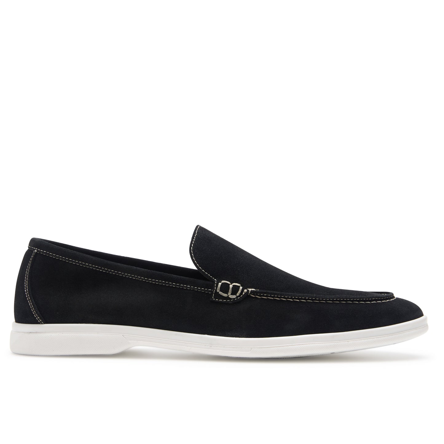 Mocassins Été Daim Italien – Noir Élégance