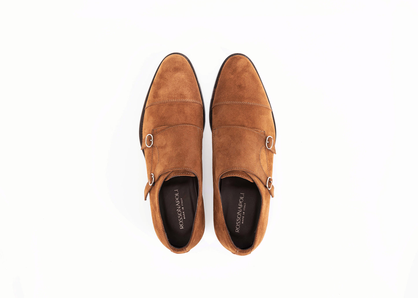 Chaussure Homme - Double Monk Cap Toe Cognac
