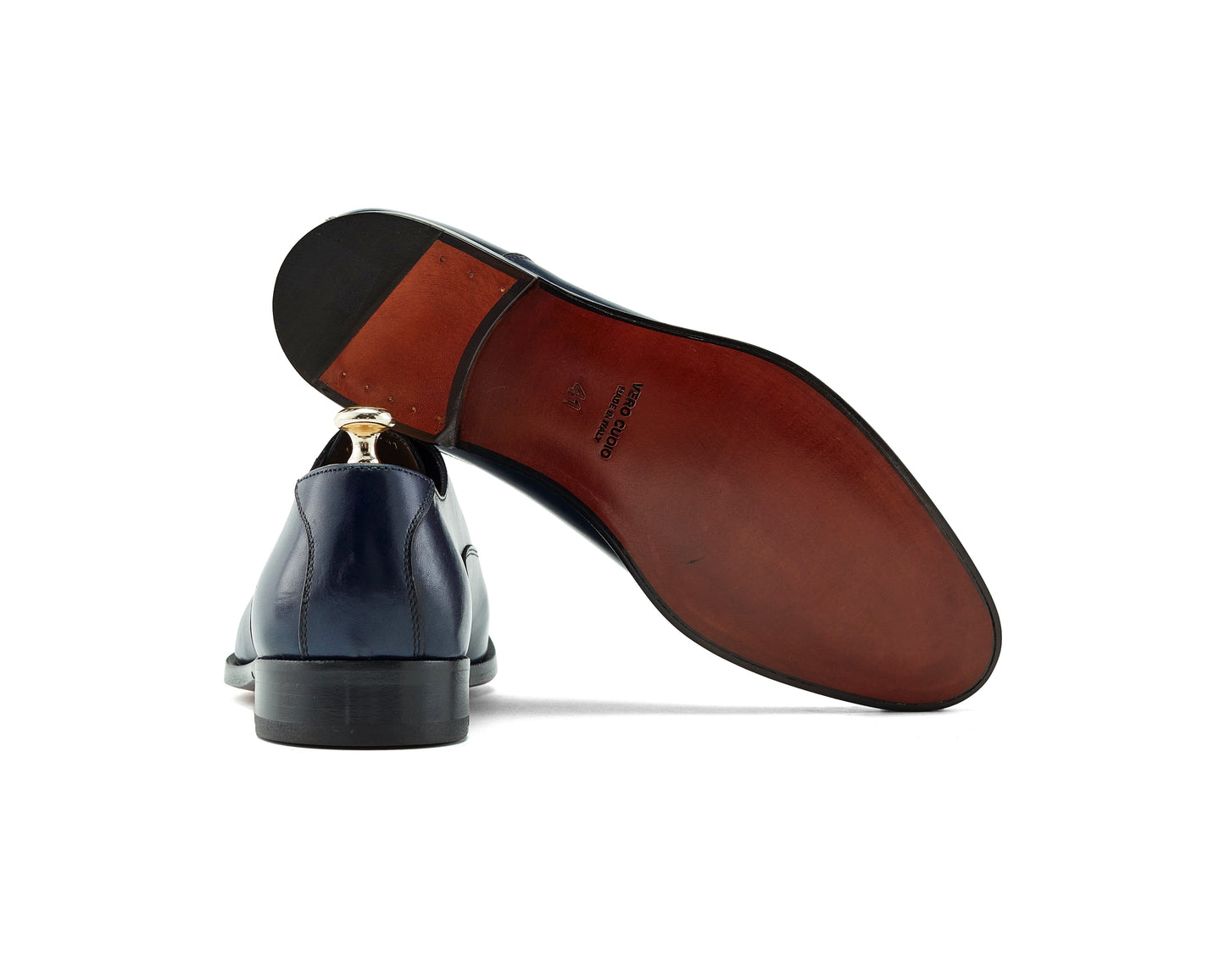 Chaussure Homme - Oxford Cap Toe Crust Bleu