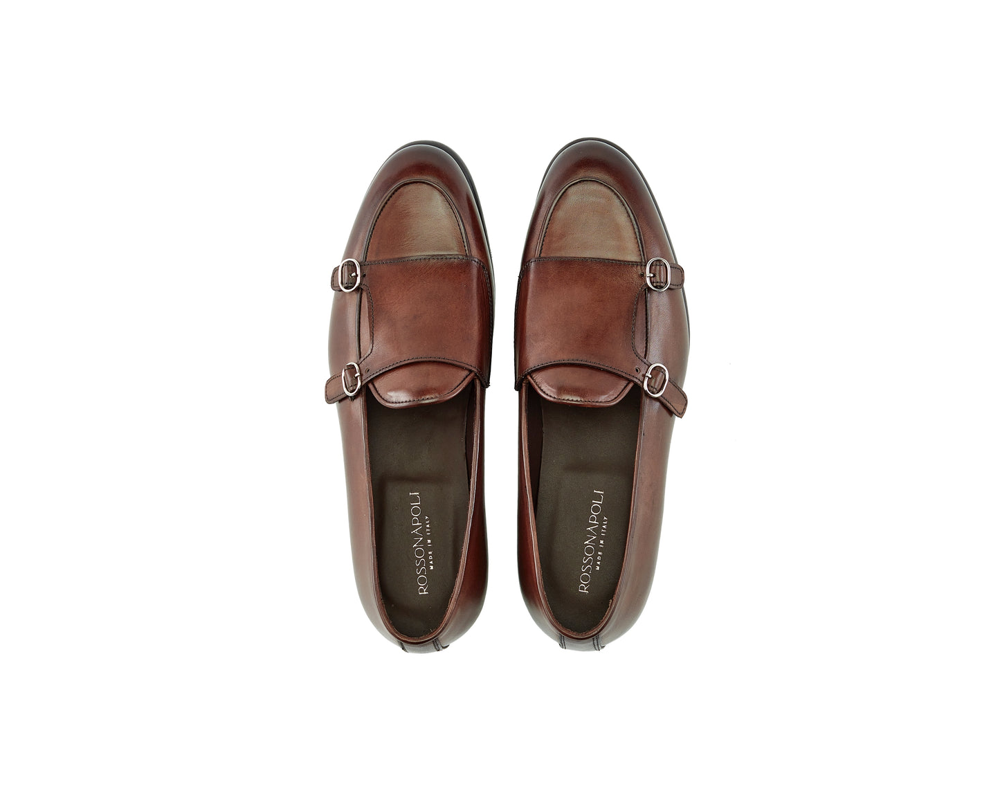 Chaussure Homme - Double Monk Loafer Belge Marrone