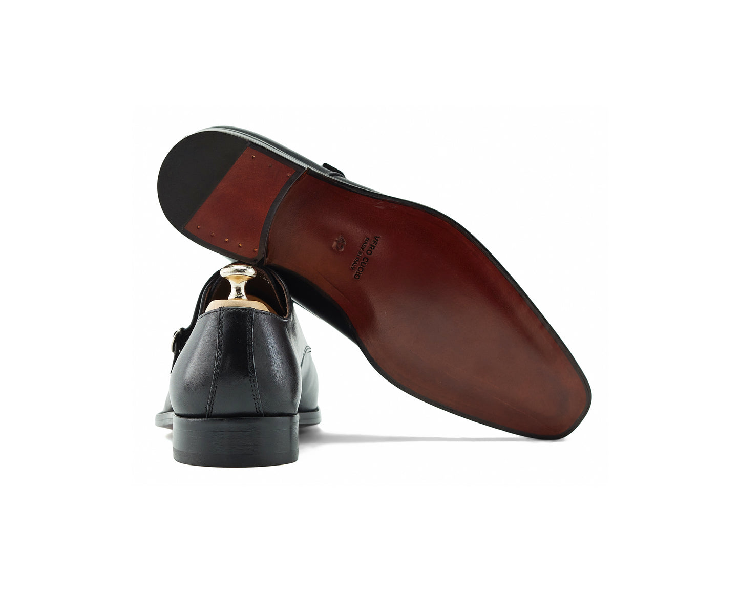 Chaussure Homme - Double Monk Cap Toe Black