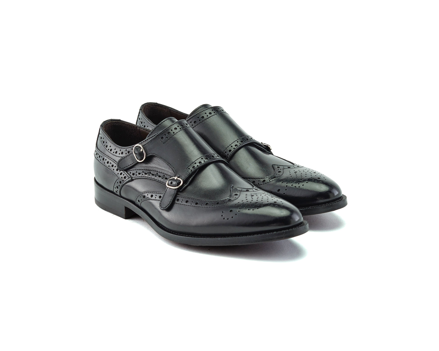 Chaussure Homme - Double Monk Wingtip Black