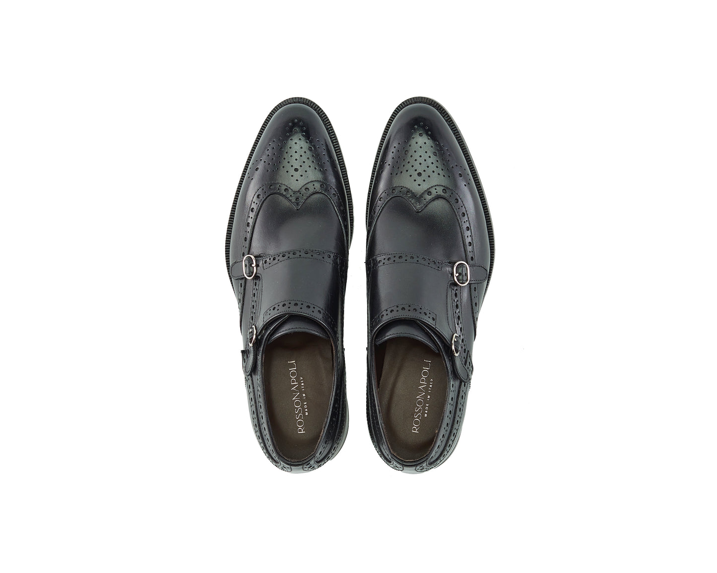Chaussure Homme - Double Monk Wingtip Black