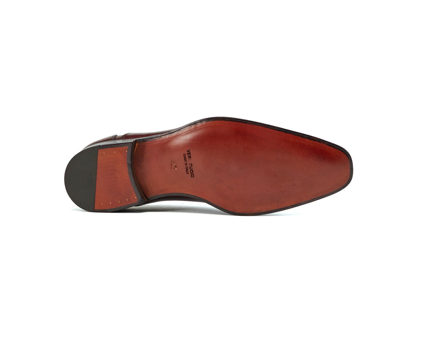Chaussure Homme - Oxford cap Toe Crust Bordo