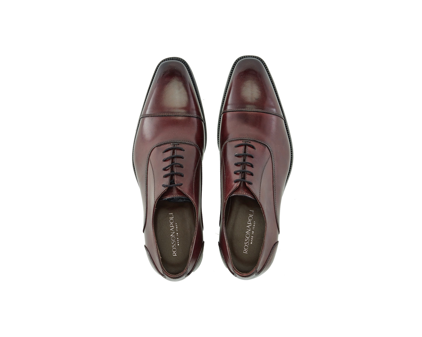 Chaussure Homme - Oxford cap Toe Crust Bordo