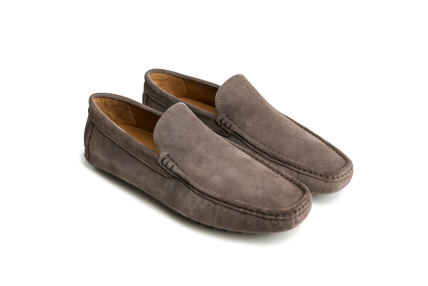 Chaussure Homme - Driving Shoes Suede Topo