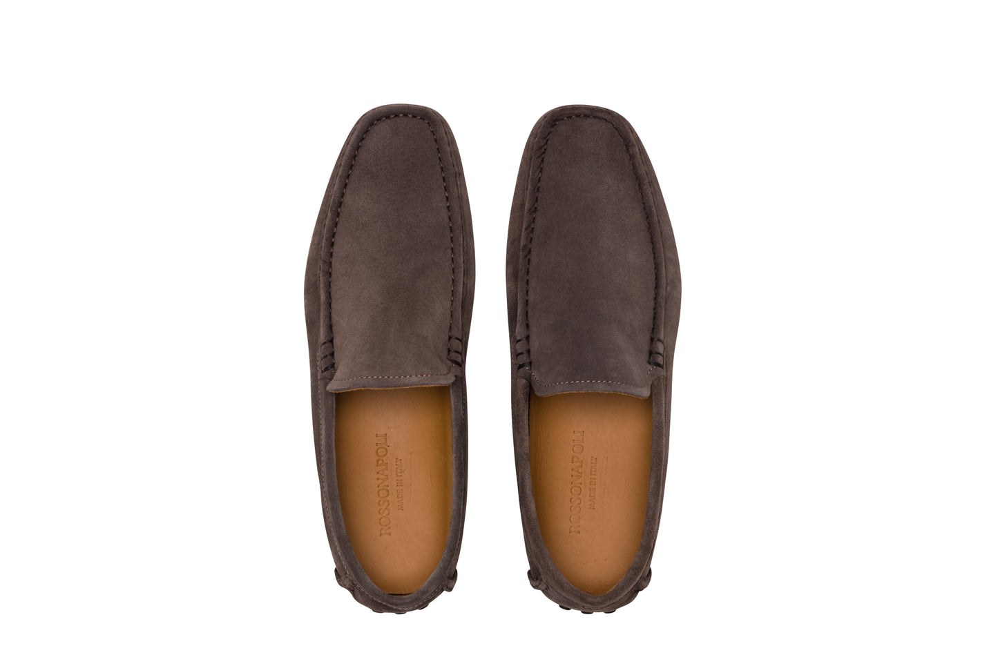 Chaussure Homme - Driving Shoes Suede Topo