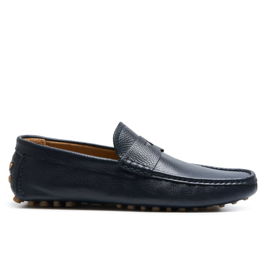 Chaussure Homme - Trappeur Cuir de Veau Grainé Blue