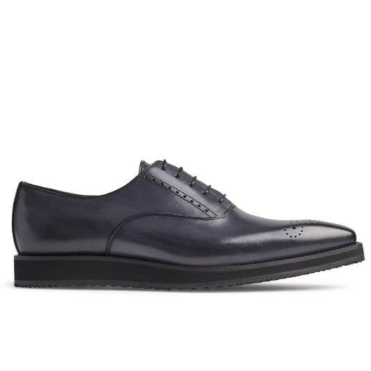 Oxford Casual Comoda · Cuir de Veau · Blu
