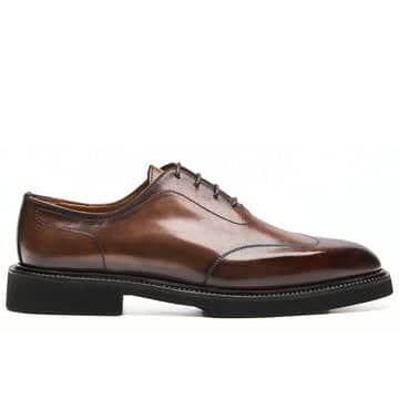 Oxford Patina · Cuir de Veau · Taupe Brun